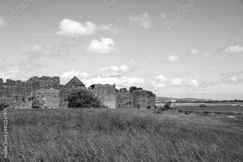 originally built in the late 3rd century Portchester Castle Hampshire England is the most impressive and best preserved of the Saxon shore forts