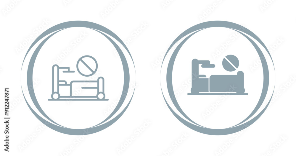 Bed Vector Icon Bed Vector Icon