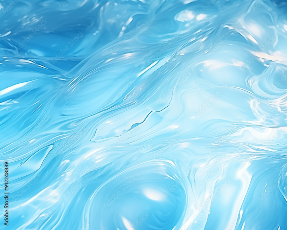 Bright blue vector background with ocean waves, bubbles, and fluid patterns, ideal for summer-themed wallpapers and Bright blue vector background with ocean waves, bubbles, and fluid patterns, ideal for summer-themed wallpapers and