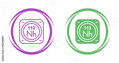 Chemical Element Vector Icon