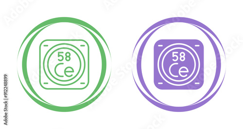 Chemical Element Vector Icon