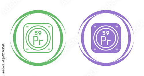 Chemical Element Vector Icon