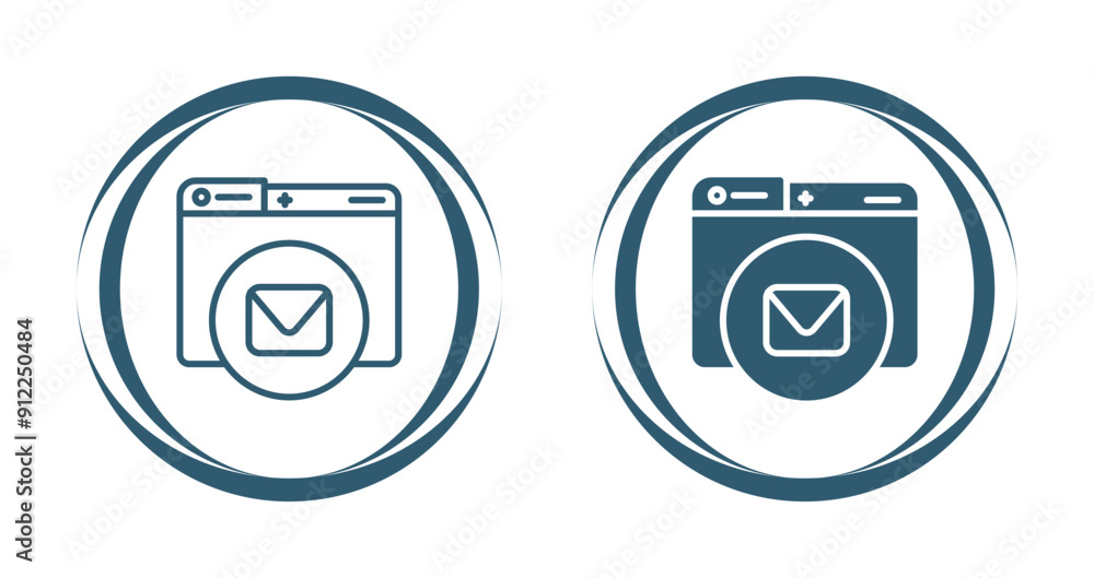 Contact Mail Vector Icon Contact Mail Vector Icon