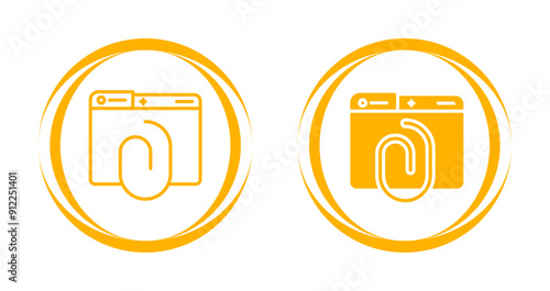 Atachment Vector Icon