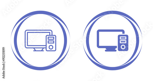 Desktop Vector Icon