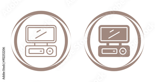 Desktop Vector Icon