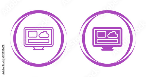 Desktop Vector Icon