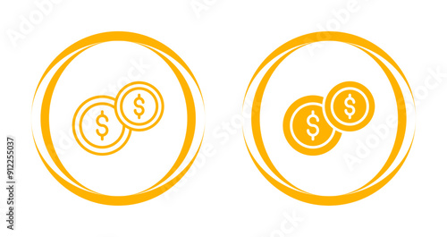 Coins Vector Icon