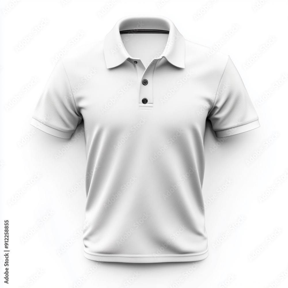 Mockup polo Shirt on white background. Mockup polo Shirt on white background.