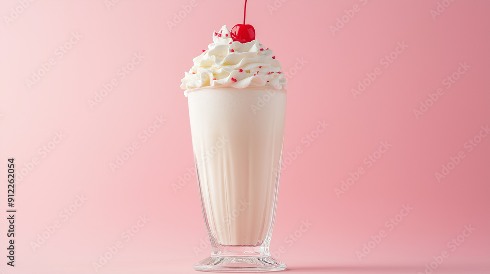 vanilla ice cream with strawberry on solid backgroun vanilla ice cream with strawberry on solid backgroun