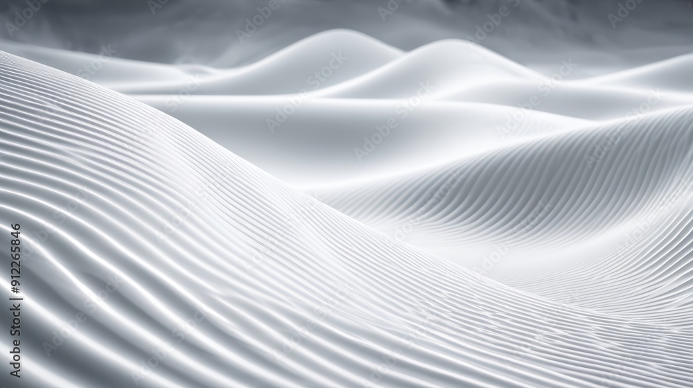 White Sand Dune Amid Desert White Sand Dune Amid Desert