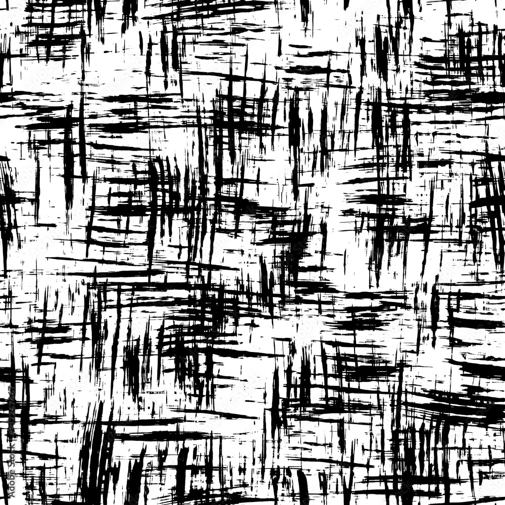 Beautiful abstract seamless pattern with monochrome ornament. Abstract hand drawn print design. Stock illustration. Beautiful abstract seamless pattern with monochrome ornament. Abstract hand drawn print design. Stock illustration.