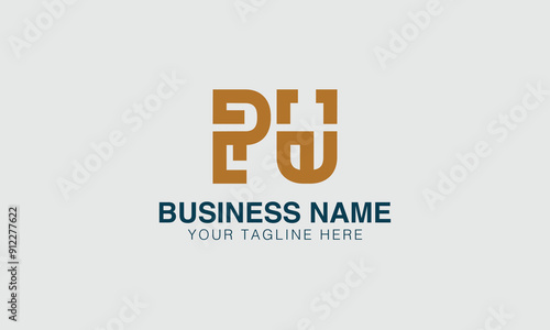 PU P pu initial logo | initial based abstract modern minimal creative logo, vector template image. luxury logotype logo, real estate homie logo. typography logo. initials logo