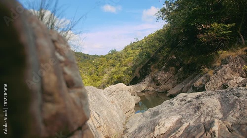 rock in the mountains