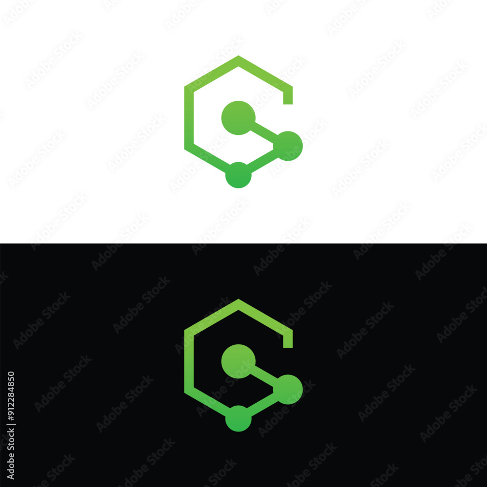 Hexagon G letter logo design vector Hexagon G letter logo design vector