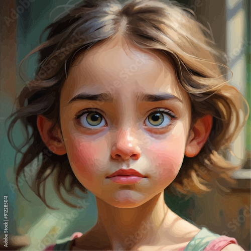 Blonde little girl
