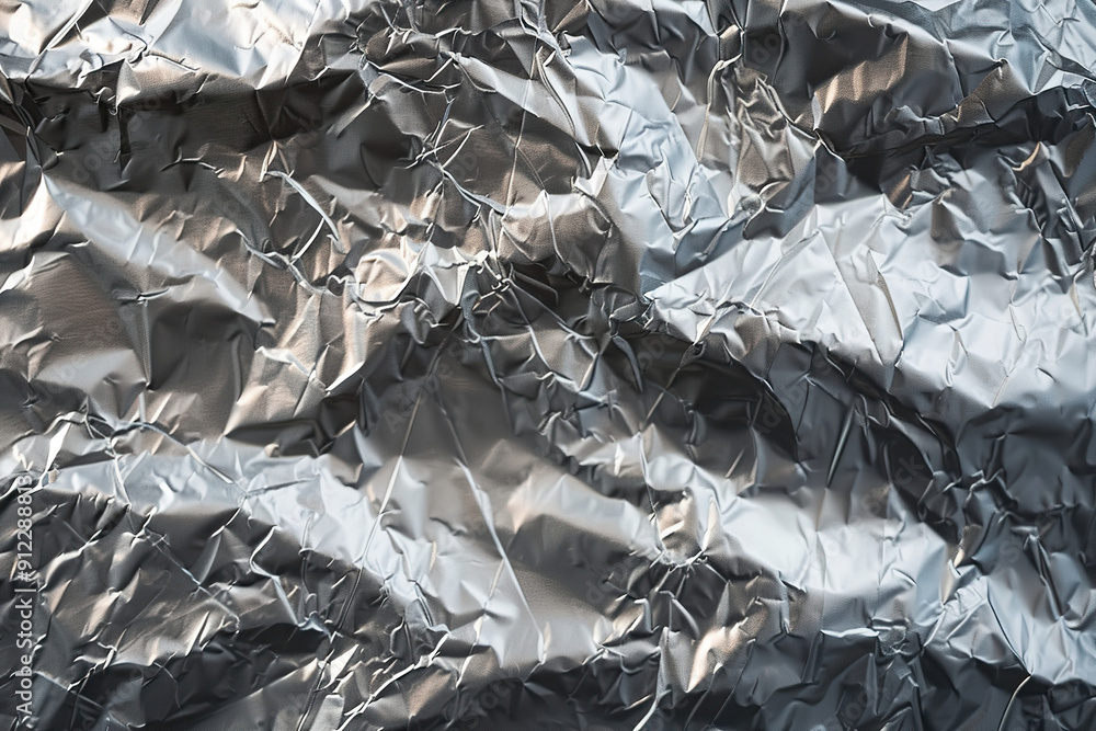 Generative ai on theme of beautiful texture metal creasy foil, design natural abstract background Generative ai on theme of beautiful texture metal creasy foil, design natural abstract background