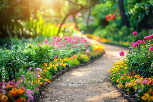 flowers in the park