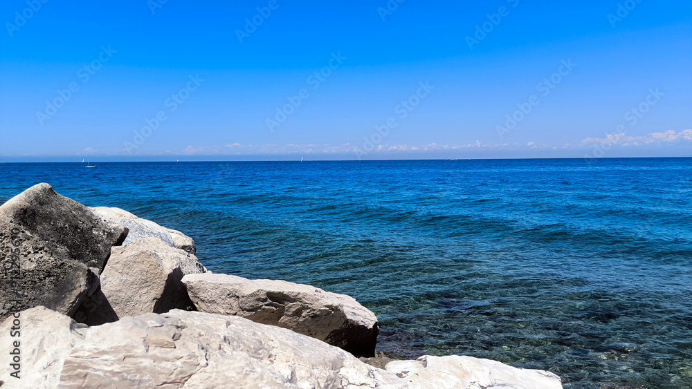 Adriatic Sea landscape by the Piran, Slovenia Adriatic Sea landscape by the Piran, Slovenia
