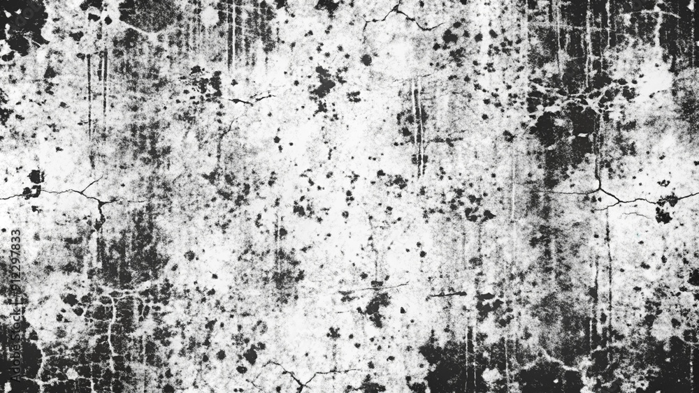 Fototapeta premium Distress Overlay Texture black and white