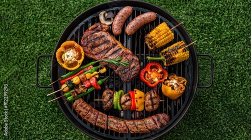 The assorted barbecue platter photo