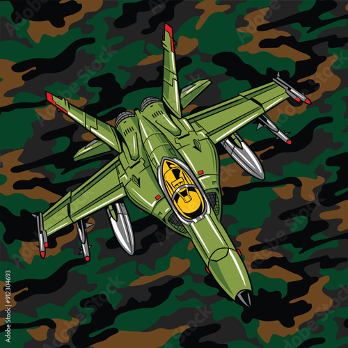 War vector design. Army vector. Armored military vehicle with artillery