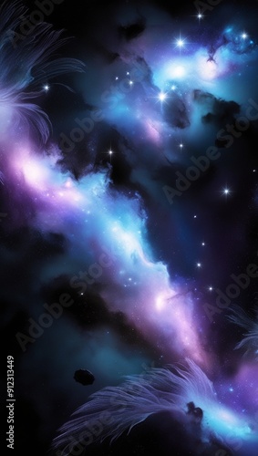 background with stars