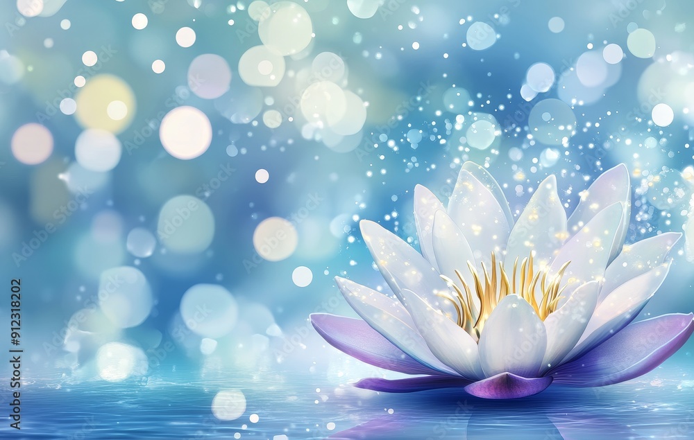 With a fairyland light, the Lotus Flower depicts a miracle and mystery With a fairyland light, the Lotus Flower depicts a miracle and mystery