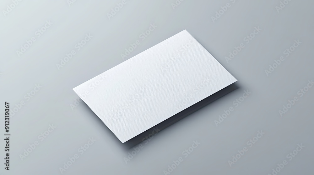 Blank ticket lying flat on a smooth surface, reflecting light Blank ticket lying flat on a smooth surface, reflecting light