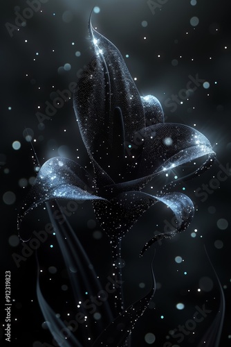 Monochrome Flower Blossom