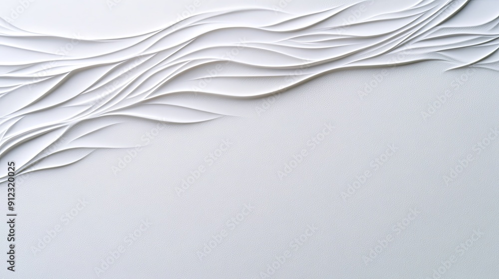 Fototapeta premium Blank coupon with a subtle, embossed pattern
