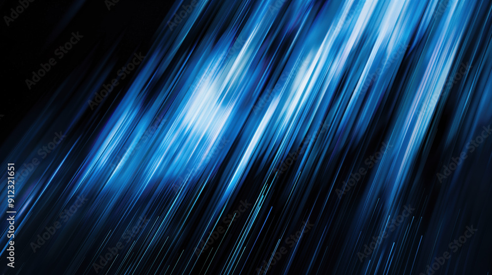 Artistic Abstract Image Featuring Stick Photography with Soft Blurred Blue Lines Against Black Background - Contemporary Visual Art, Creative Blue Blurs Artistic Abstract Image Featuring Stick Photography with Soft Blurred Blue Lines Against Black Background - Contemporary Visual Art, Creative Blue Blurs