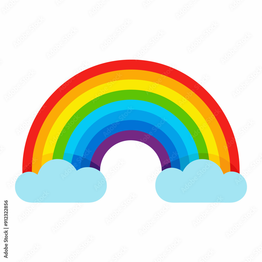 Rainbow art vector illustration Rainbow art vector illustration