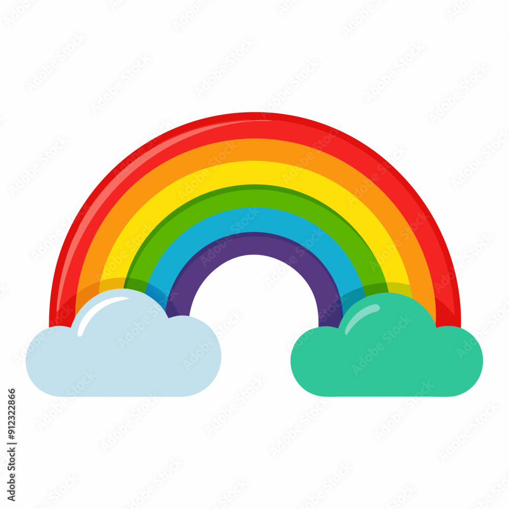 Rainbow art vector illustration Rainbow art vector illustration