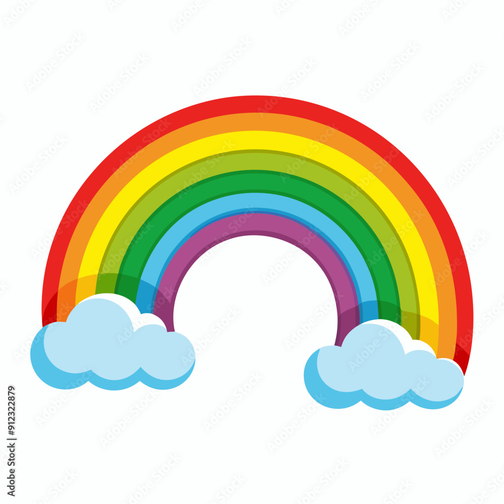 Rainbow art vector illustration Rainbow art vector illustration