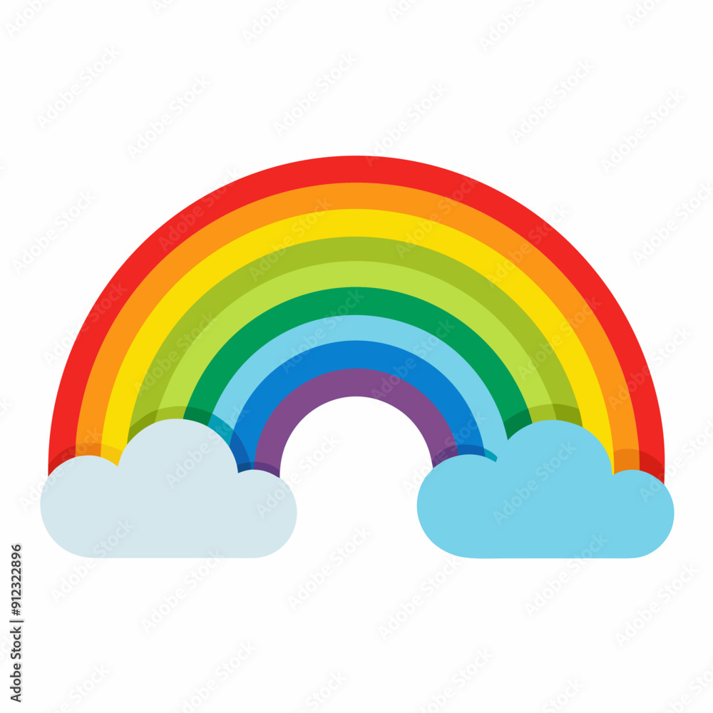 Rainbow art vector illustration Rainbow art vector illustration