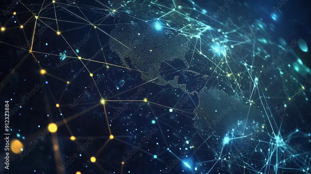 Fototapeta premium video background about ideas, high tech, Internet, diversity 