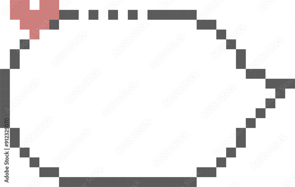 8bit retro game pixel art speech bubble balloon with heart, icon sticker memo keyword planner text box banner, flat png isolated transparent element design 8bit retro game pixel art speech bubble balloon with heart, icon sticker memo keyword planner text box banner, flat png isolated transparent element design