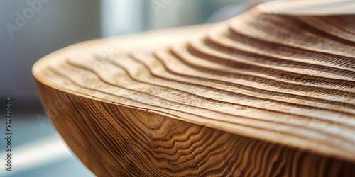 High-Resolution Abstract Close-Up of Rustic Wood Surface Featuring Intricate Grain Patterns and Textures photo