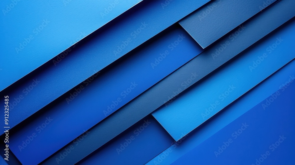 Geometric abstract background with overlapping blue layers creating a modern and sleek design ideal for tech or design projects. Geometric abstract background with overlapping blue layers creating a modern and sleek design ideal for tech or design projects.