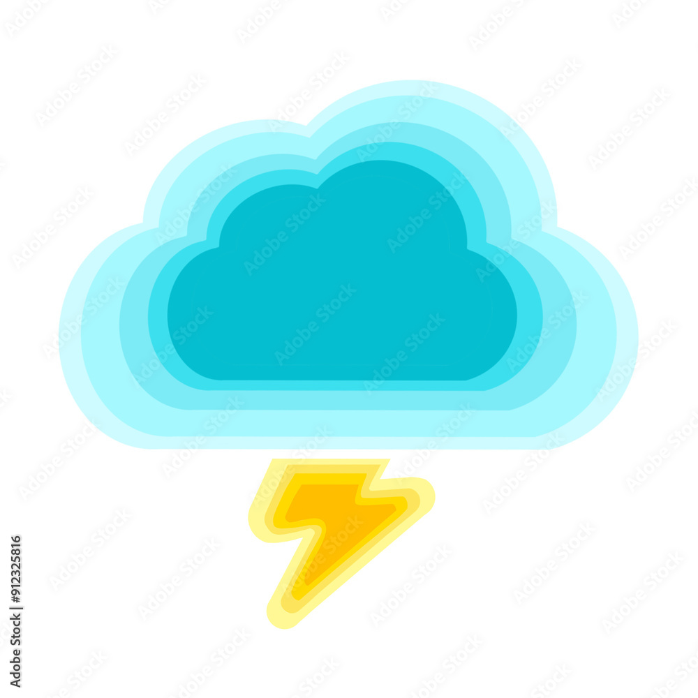 Sun behind cloud. Sun cloud icon. Logo. sun icon isolated on transparent background Sun behind cloud. Sun cloud icon. Logo. sun icon isolated on transparent background
