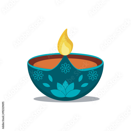 Happy Diwali Illustration
