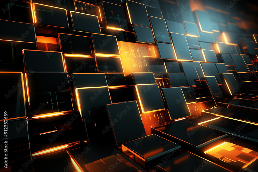 Fototapeta premium Dynamic Patterns in Motion A Journey through Futuristic Realms The Transportcore Frontier Dynamic Backgrounds Await