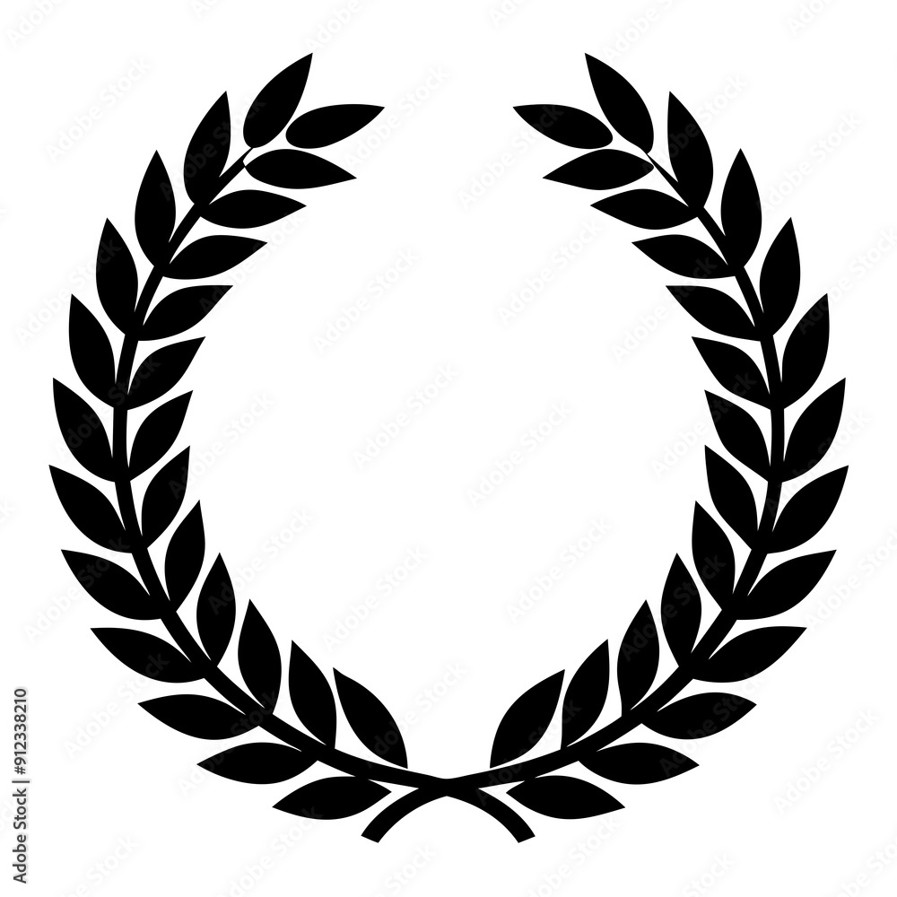 Wreath laurel wreath art vector illustration Wreath laurel wreath art vector illustration
