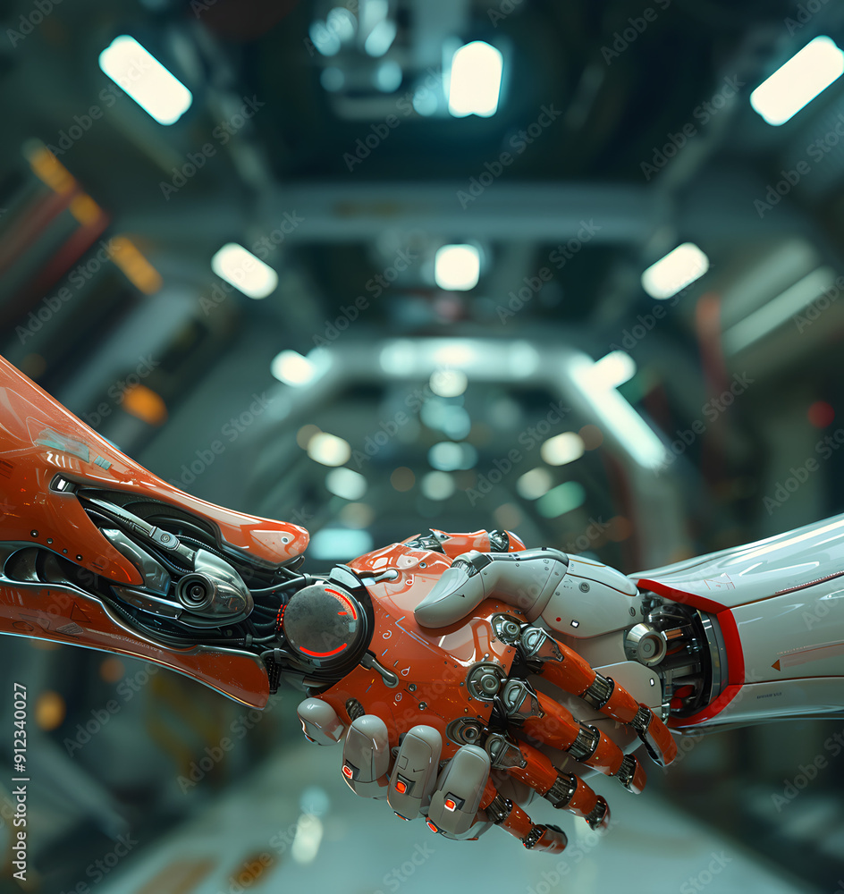 Robotic Handshake in a Futuristic Setting Robotic Handshake in a Futuristic Setting