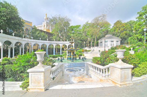  Fountains Square in downtown Baku, capital of Azerbaijan