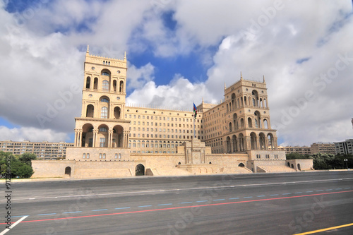 The Government House of Baku, also known as House of Government housing various state ministries of Azerbaijan photo