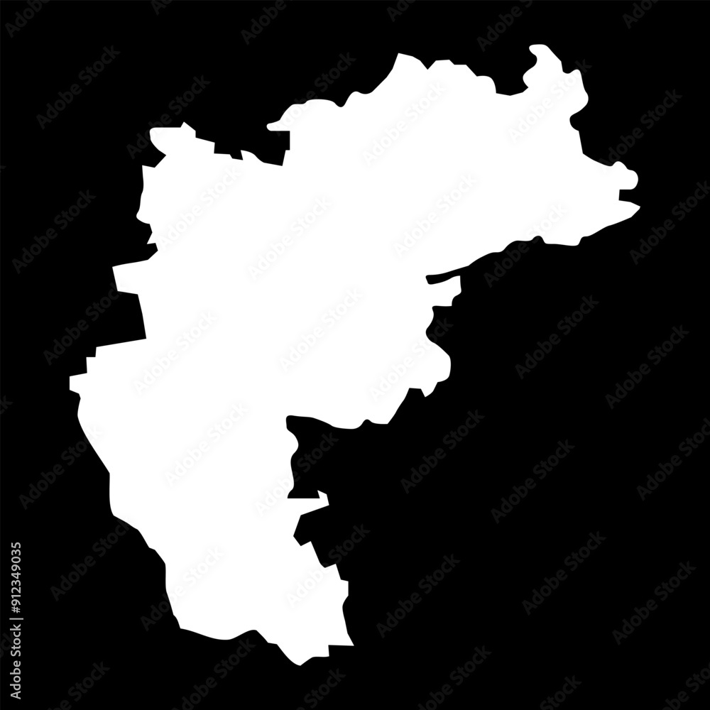 Aizkraukle district map, administrative division of Latvia. Vector illustration. Aizkraukle district map, administrative division of Latvia. Vector illustration.