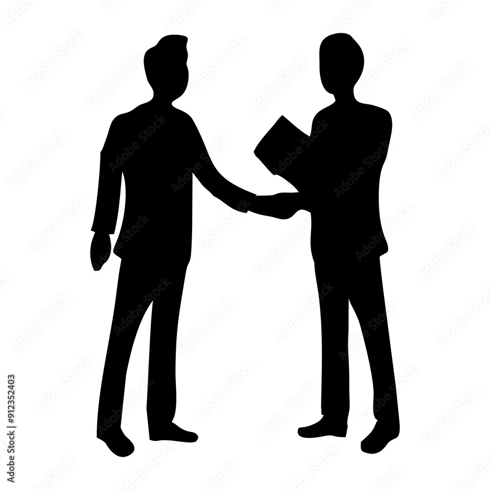 silhouettes of people shaking hands in business silhouettes of people shaking hands in business