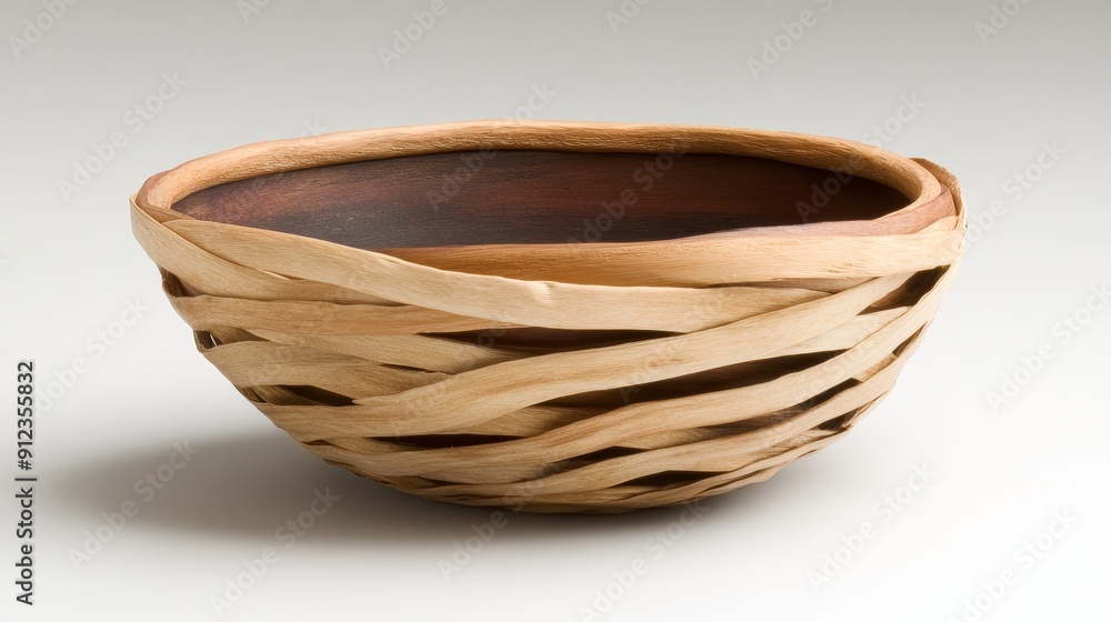 A compact basket from cedar bark, perfect for holding jewelry--style raw A compact basket from cedar bark, perfect for holding jewelry--style raw